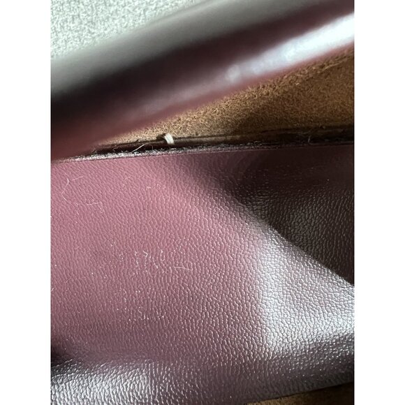 Vtg 60s 70s GH Bass Weejuns Men’s 12 C Oxblood Leather Tassel loafers Made USA - Picture 12 of 13